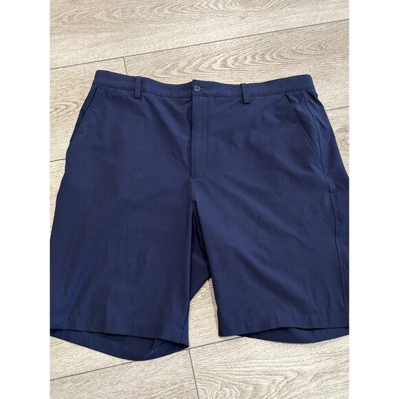 FootJoy Golf Shorts Mens 40 Navy Blue Tour Performance Casual Chino Preppy - Picture 1 of 7